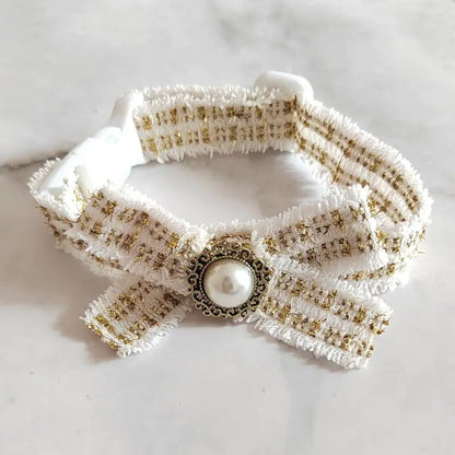 Silent Cat Bow Tie Pet Collar